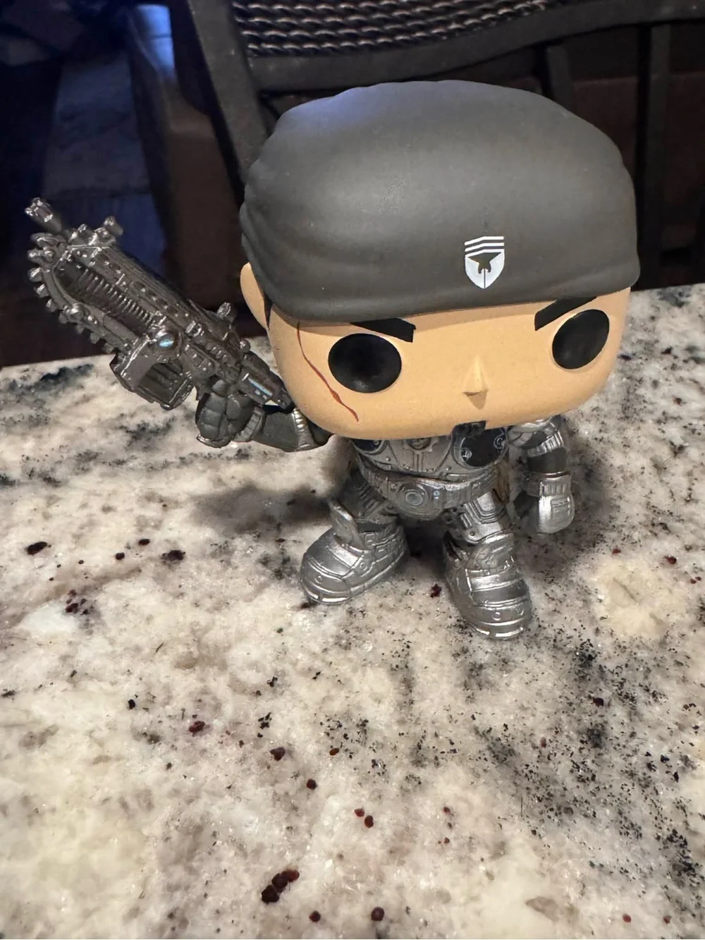 Funko Marcus Fenix Vinyl Figure - Black, Gray, Silver